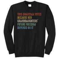 This Grandma Votes Because Her Granddaughters Future Freedom Sweatshirt