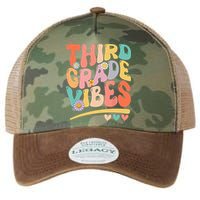 Third Grade Vibes Back To School 3rd Grade Teacher Legacy Tie Dye Trucker Hat