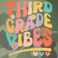 Third Grade Vibes Back To School 3rd Grade Teacher Legacy Tie Dye Trucker Hat