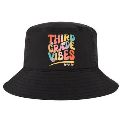 Third Grade Vibes Back To School 3rd Grade Teacher Cool Comfort Performance Bucket Hat