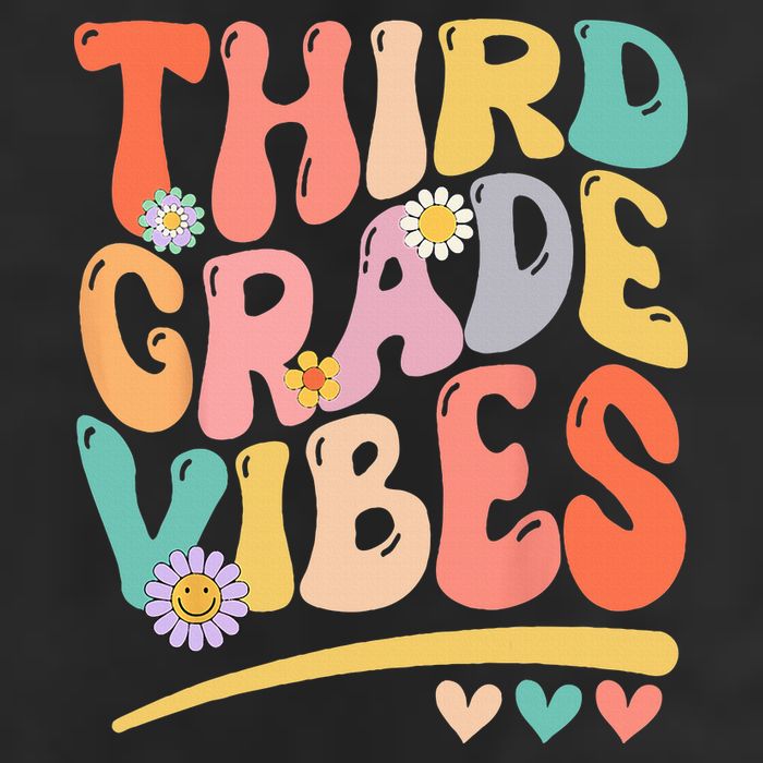 Third Grade Vibes Back To School 3rd Grade Teacher Cool Comfort Performance Bucket Hat