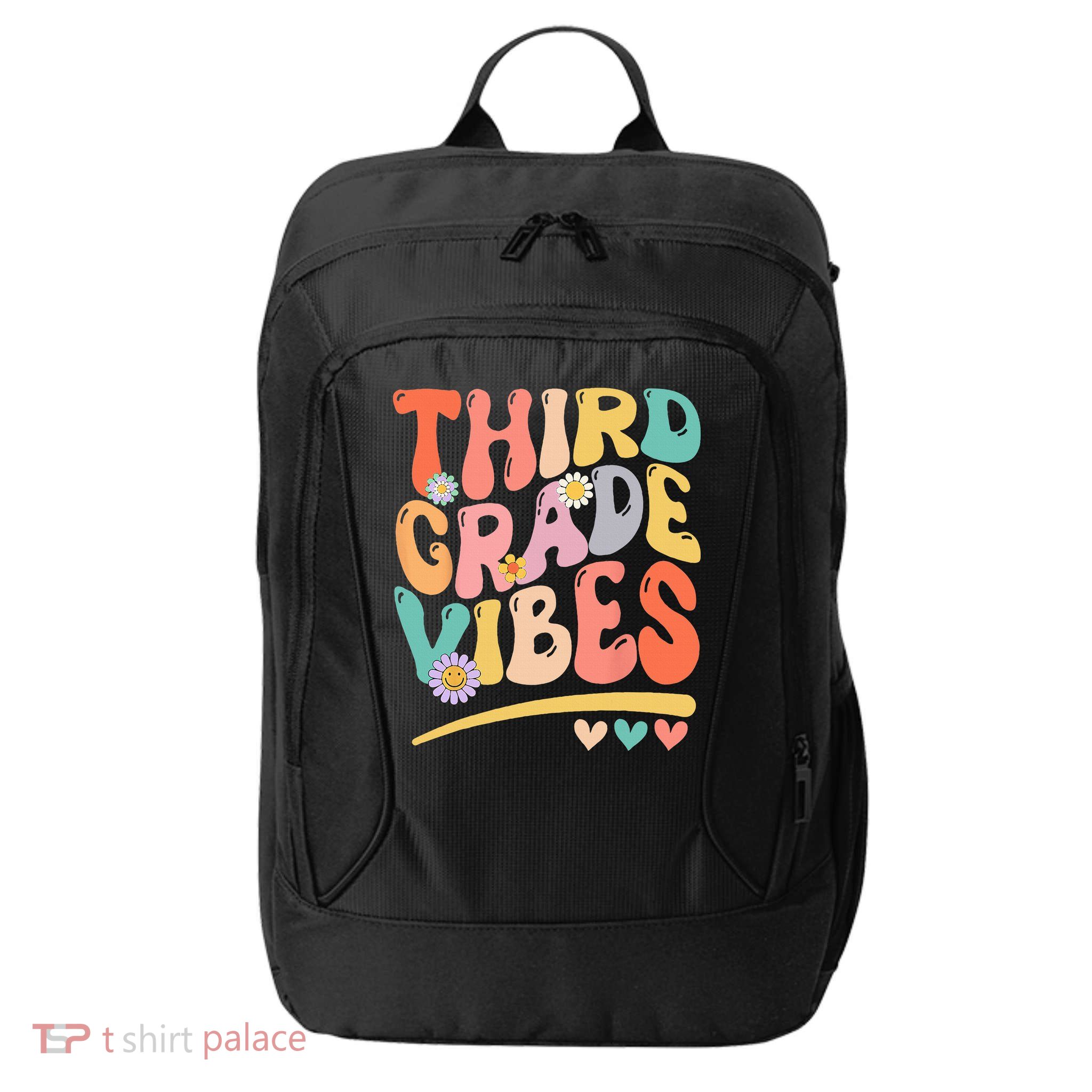 Third Grade Vibes Back To School 3rd Grade Teacher City Backpack