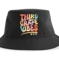 Third Grade Vibes Back To School 3rd Grade Teacher Sustainable Bucket Hat