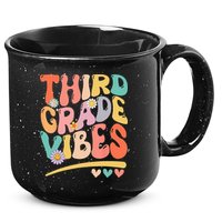 Third Grade Vibes Back To School 3rd Grade Teacher 15oz Campfire Ceramic Mug