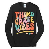Third Grade Vibes Back To School 3rd Grade Teacher Tall Long Sleeve T-Shirt