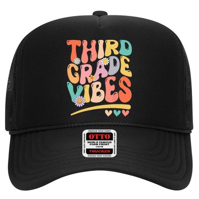 Third Grade Vibes Back To School 3rd Grade Teacher Trucker Hat