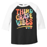 Third Grade Vibes Back To School 3rd Grade Teacher Toddler Fine Jersey T-Shirt