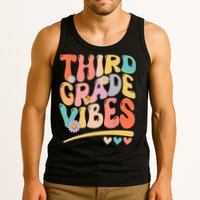 Third Grade Vibes Back To School 3rd Grade Teacher Tank Top