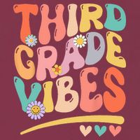 Third Grade Vibes Back To School 3rd Grade Teacher 16oz Travel Tumbler