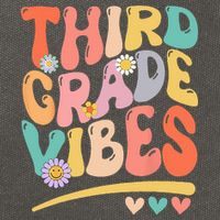 Third Grade Vibes Back To School 3rd Grade Teacher Cotton Canvas Backpack