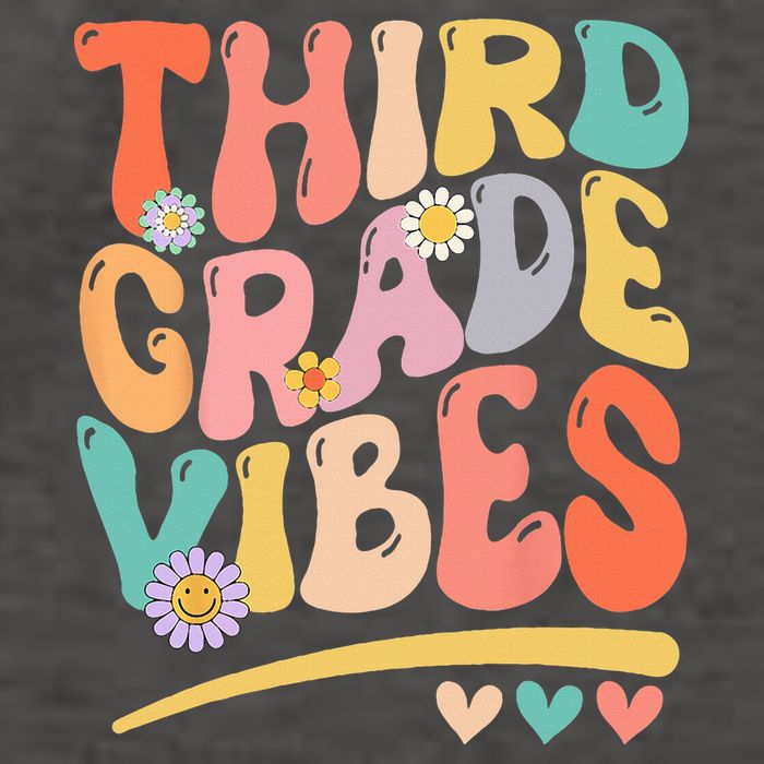 Third Grade Vibes Back To School 3rd Grade Teacher Vector Backpack