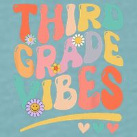 Third Grade Vibes Back To School 3rd Grade Teacher Sueded Cloud Jersey T-Shirt