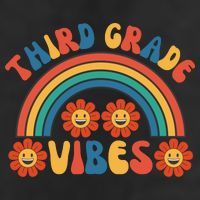 Third Grade Vibes Retro Groovy Third First Day Of School Cool Comfort Performance Bucket Hat