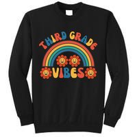 Third Grade Vibes Retro Groovy Third First Day Of School Sweatshirt