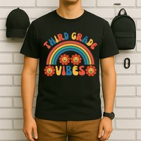 Third Grade Vibes Retro Groovy Third First Day Of School T-Shirt
