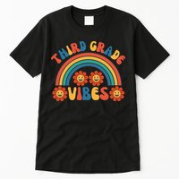 Third Grade Vibes Retro Groovy Third First Day Of School Tall T-Shirt
