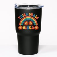 Third Grade Vibes Retro Groovy Third First Day Of School Tumbler