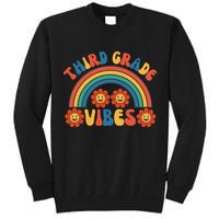 Third Grade Vibes Retro Groovy Third First Day Of School Tall Sweatshirt