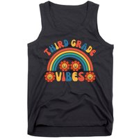 Third Grade Vibes Retro Groovy Third First Day Of School Tank Top