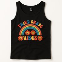 Third Grade Vibes Retro Groovy Third First Day Of School Tank Top