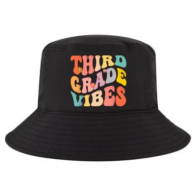 Third Grade Vibes For 3rd Grade Teacher Cool Comfort Performance Bucket Hat