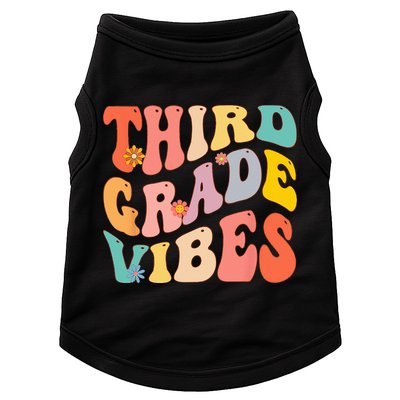Third Grade Vibes For 3rd Grade Teacher Doggie Tank