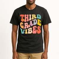 Third Grade Vibes For 3rd Grade Teacher Tall T-Shirt