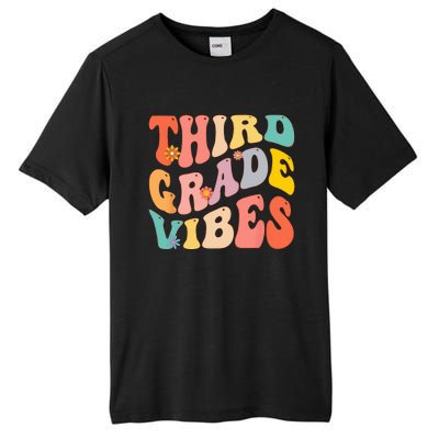 Third Grade Vibes For 3rd Grade Teacher Tall Fusion ChromaSoft Performance T-Shirt