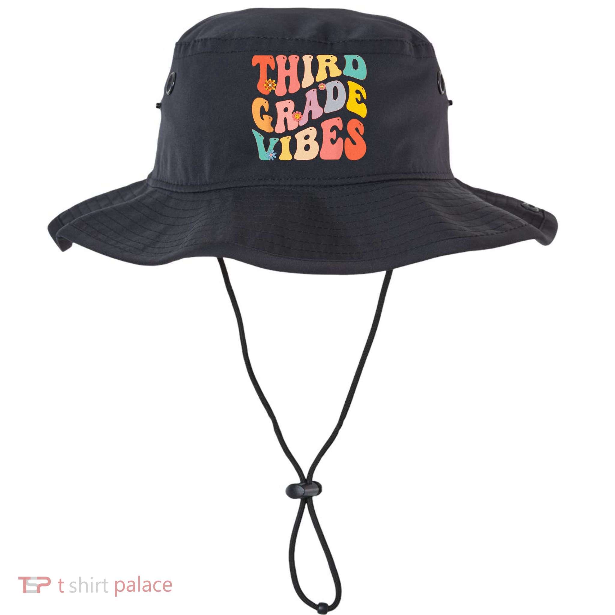 Third Grade Vibes For 3rd Grade Teacher Bucket Hat