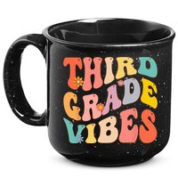 Third Grade Vibes For 3rd Grade Teacher 15oz Campfire Ceramic Mug
