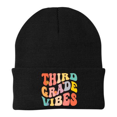 Third Grade Vibes For 3rd Grade Teacher Beanie