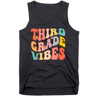 Third Grade Vibes For 3rd Grade Teacher Tank Top