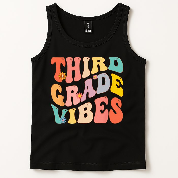 Third Grade Vibes For 3rd Grade Teacher Tank Top