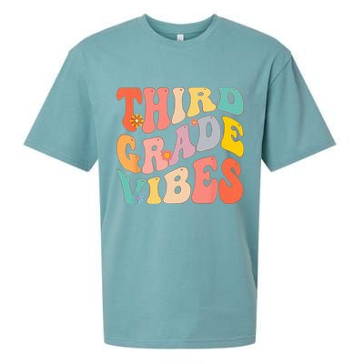 Third Grade Vibes For 3rd Grade Teacher Sueded Cloud Jersey T-Shirt