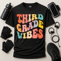 Third Grade Vibes For 3rd Grade Teacher Cooling Performance Crew T-Shirt