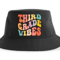 Third Grade Vibes For 3rd Grade Teacher Sustainable Bucket Hat