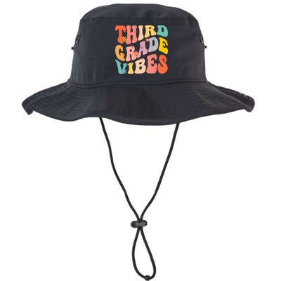 Third Grade Vibes For 3rd Grade Teacher Bucket Hat