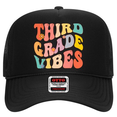 Third Grade Vibes For 3rd Grade Teacher Trucker Hat