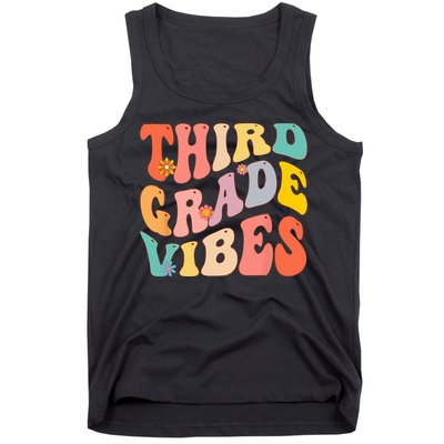 Third Grade Vibes For 3rd Grade Teacher Tank Top