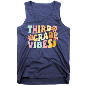 Third Grade Vibes 3rd Grade 1st Day Of School Teacher Kid Tank Top