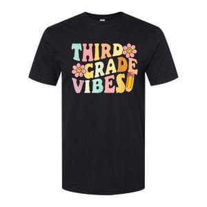 Third Grade Vibes 3rd Grade 1st Day Of School Teacher Kid Softstyle CVC T-Shirt