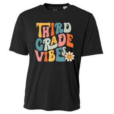 Third Grade Vibes 3rd Grade Team Retro 1st Day Of School Cooling Performance Crew T-Shirt