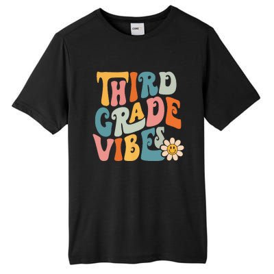 Third Grade Vibes 3rd Grade Team Retro 1st Day Of School Tall Fusion ChromaSoft Performance T-Shirt