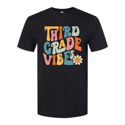 Third Grade Vibes 3rd Grade Team Retro 1st Day Of School Softstyle CVC T-Shirt