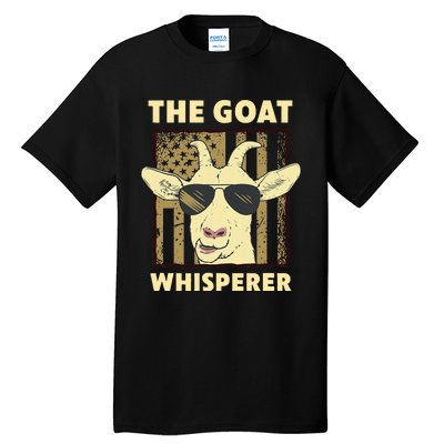 The Goat Whisperer Design Farmer Goat Lover Tall T-Shirt