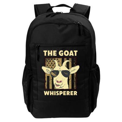 The Goat Whisperer Design Farmer Goat Lover Daily Commute Backpack