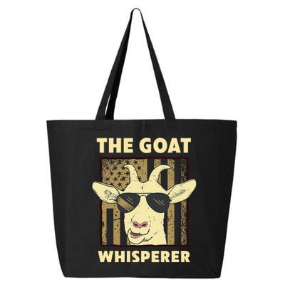 The Goat Whisperer Design Farmer Goat Lover 25L Jumbo Tote