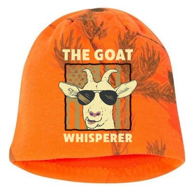 The Goat Whisperer Design Farmer Goat Lover Kati - Camo Knit Beanie