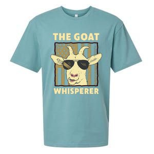 The Goat Whisperer Design Farmer Goat Lover Sueded Cloud Jersey T-Shirt