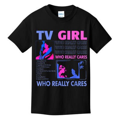 Tv Girl Who Really Care Kids T-Shirt